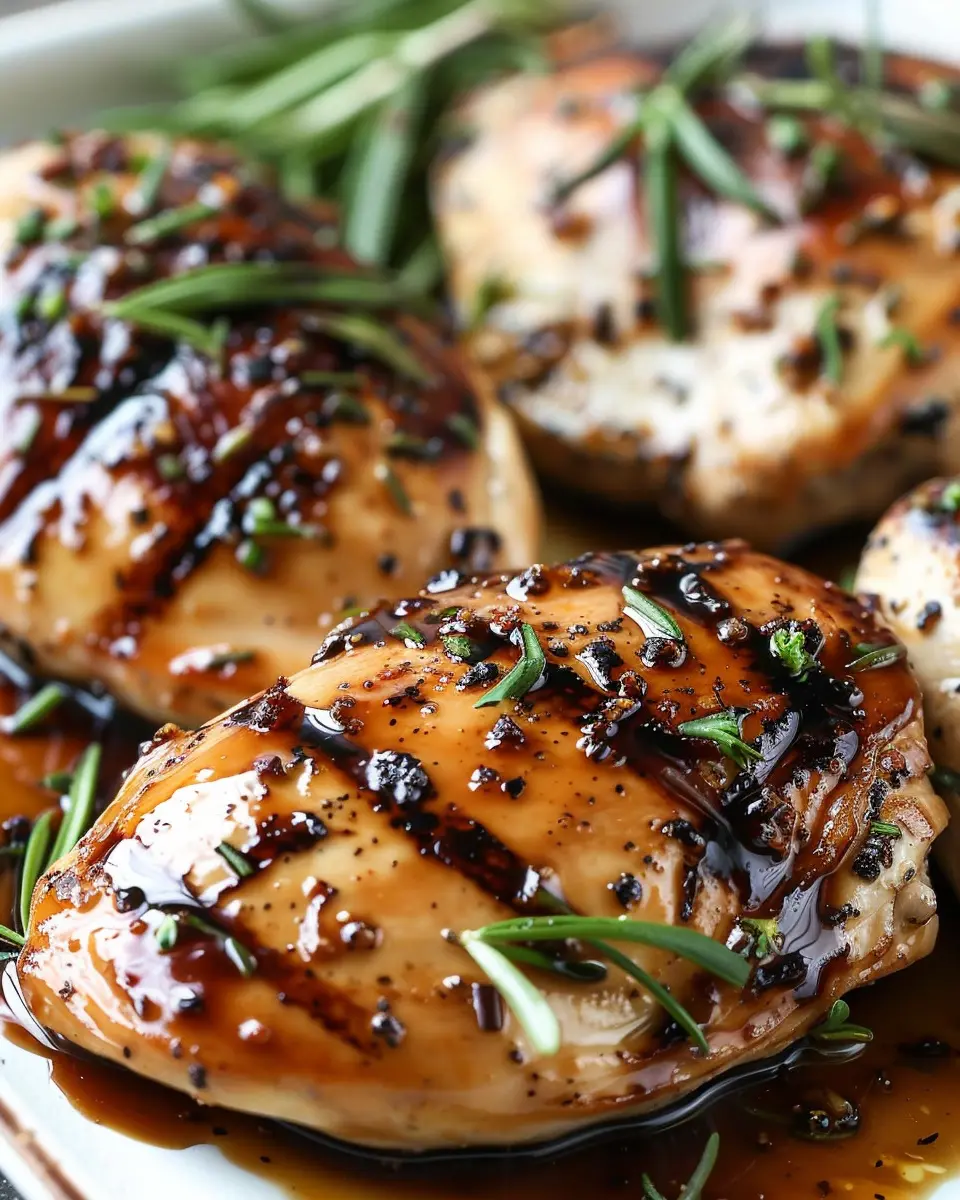 Balsamic Baked Chicken Breast: An Easy and Juicy Dinner Delight