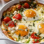 Baked Feta Eggs Recipe