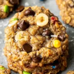 Healthy Banana Monster Cookies