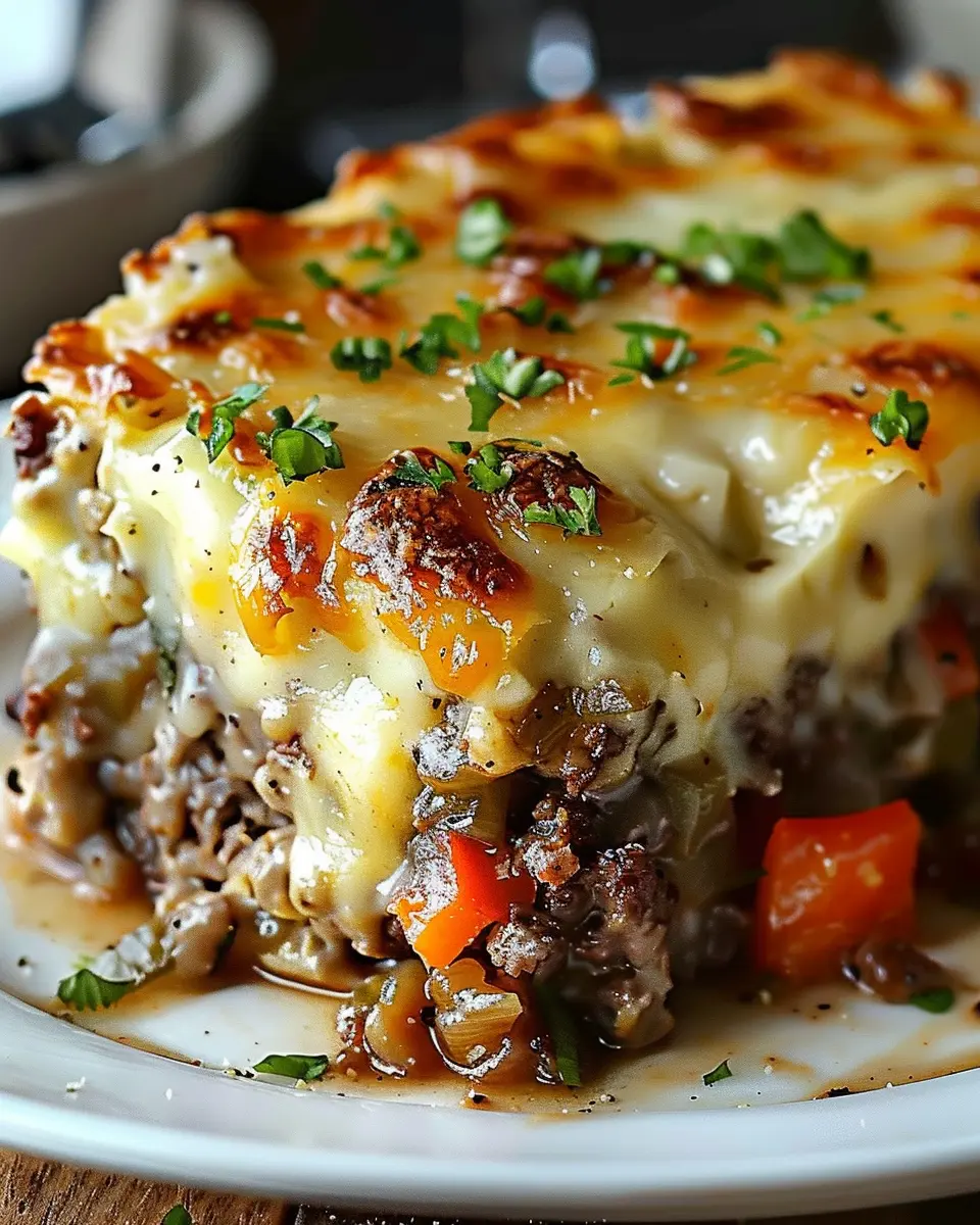 Philly Cheesesteak Meatloaf: An Easy Cheesy Twist on Comfort Food