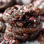 Peppermint Brownie Cookies