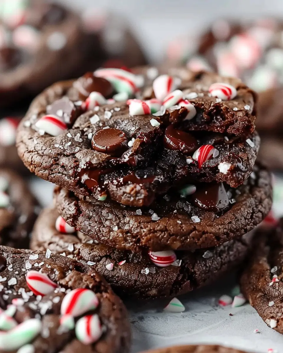 Peppermint Brownie Cookies: Easy Indulgence for Chocolate Lovers
