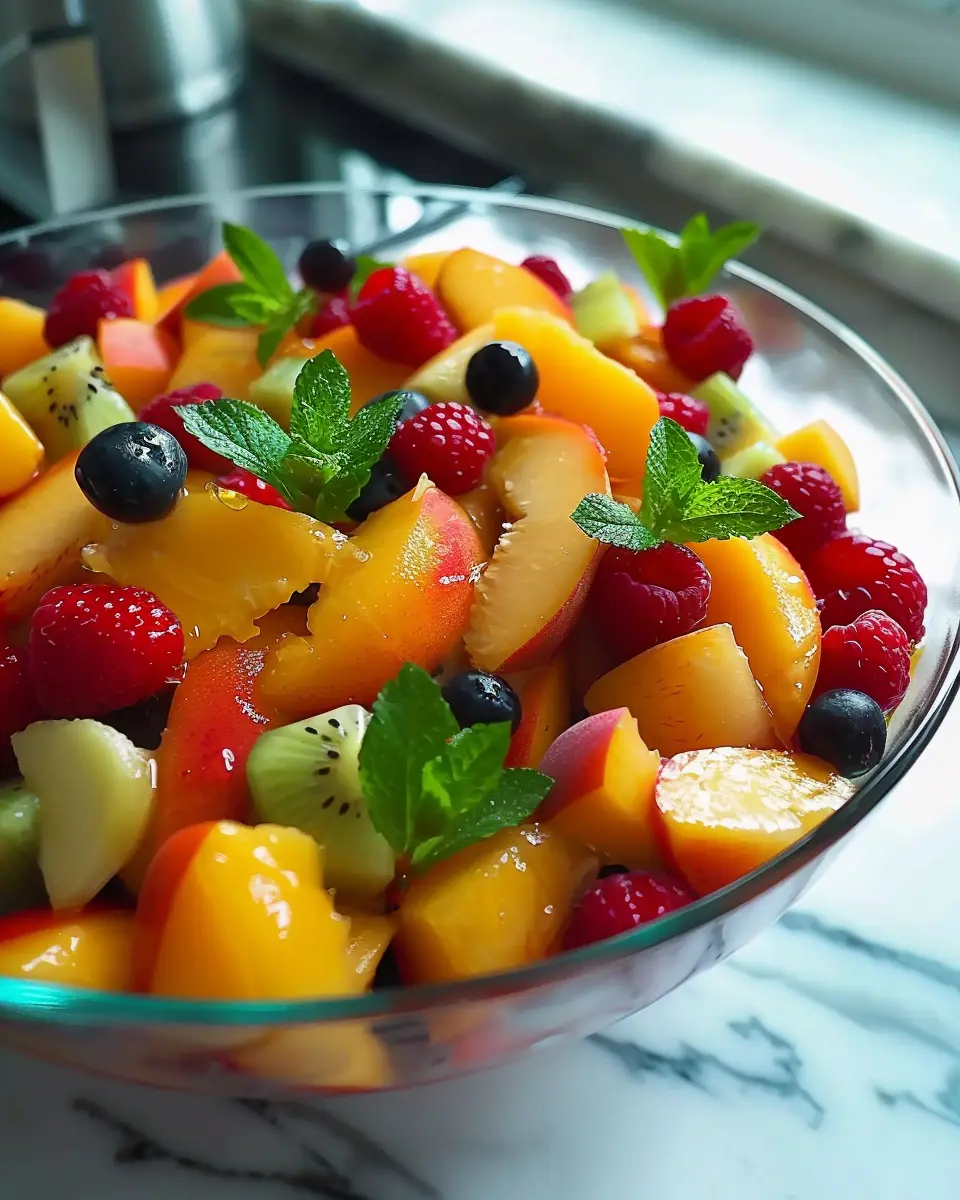 Summer Peach Fruit Salad: Refreshing Recipe for Hot Days Made Easy