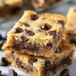 Melt-in-Your-Mouth Chocolate Chip Cookie Bars