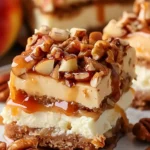 Caramel Apple Cheesecake Bars