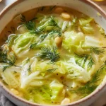Lemon Dill Cabbage Soup