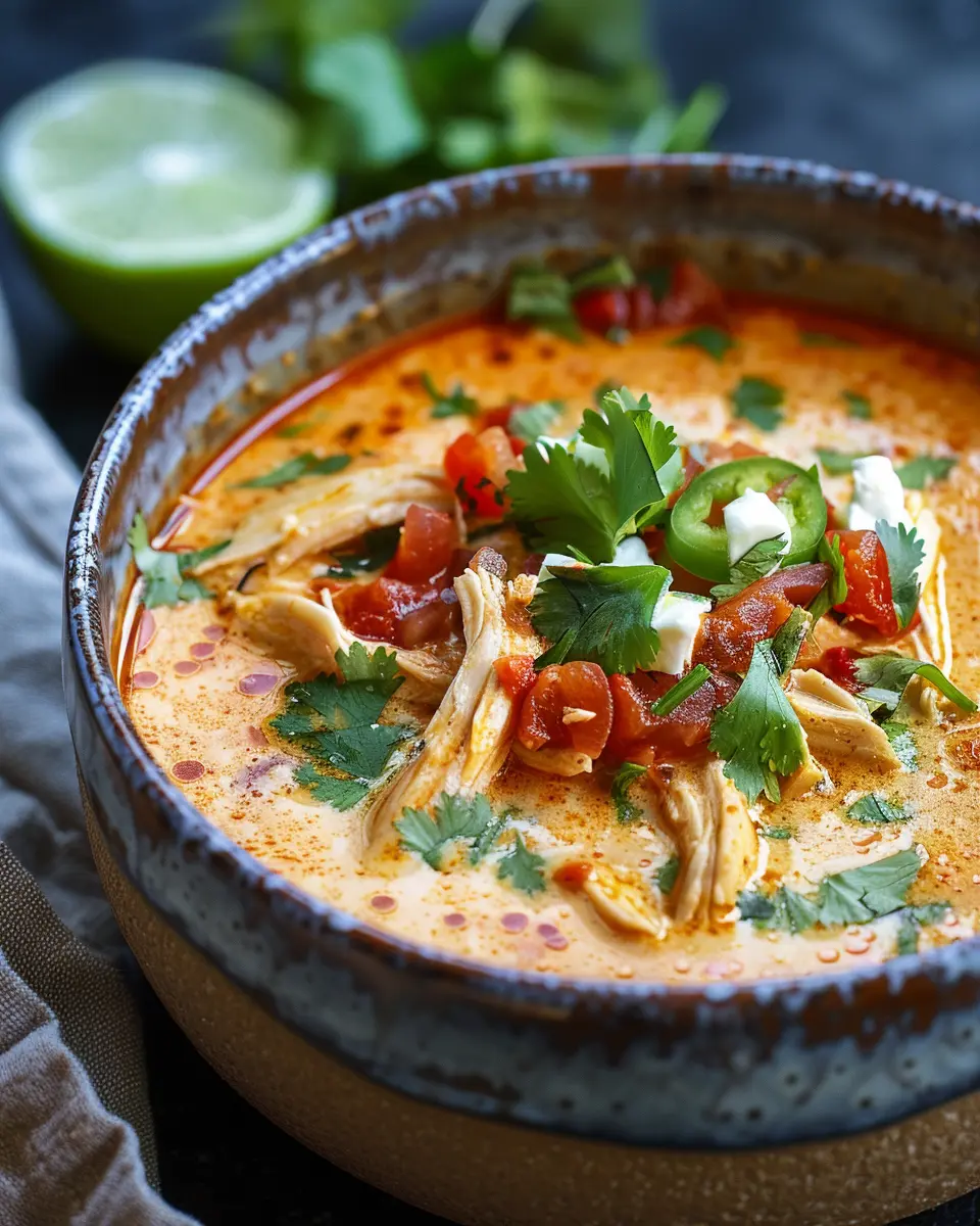 Creamy Chicken Enchilada Soup: A Cozy One-Pot Delight for You