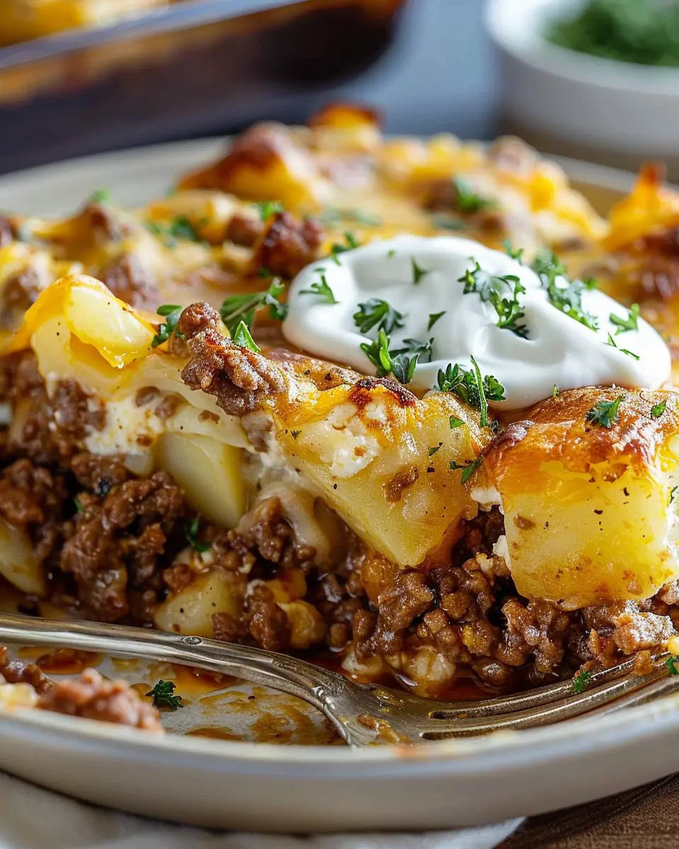 Ground Beef and Potatoes Casserole: Easy Comfort Food Delight