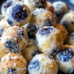 Lemon Blueberry Cottage Cheese Protein Bites
