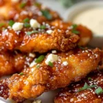 Crispy Hot Honey Feta Chicken