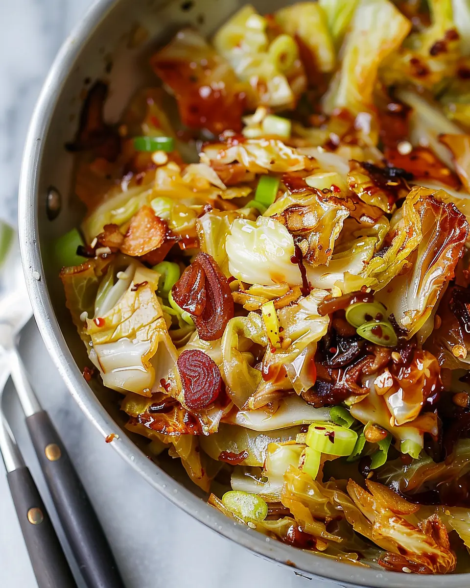 Fried Cabbage with Turkey Bacon: A Simple, Satisfying Delight