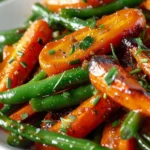 Honey Glazed Carrots & Green Beans