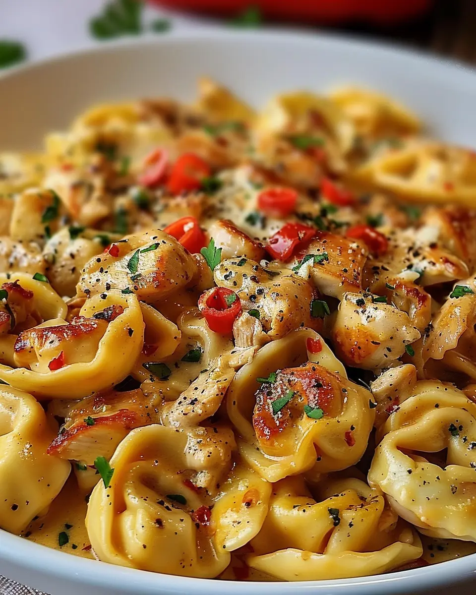 Cowboy Butter Garlic Chicken Tortellini: Indulgent Comfort Food