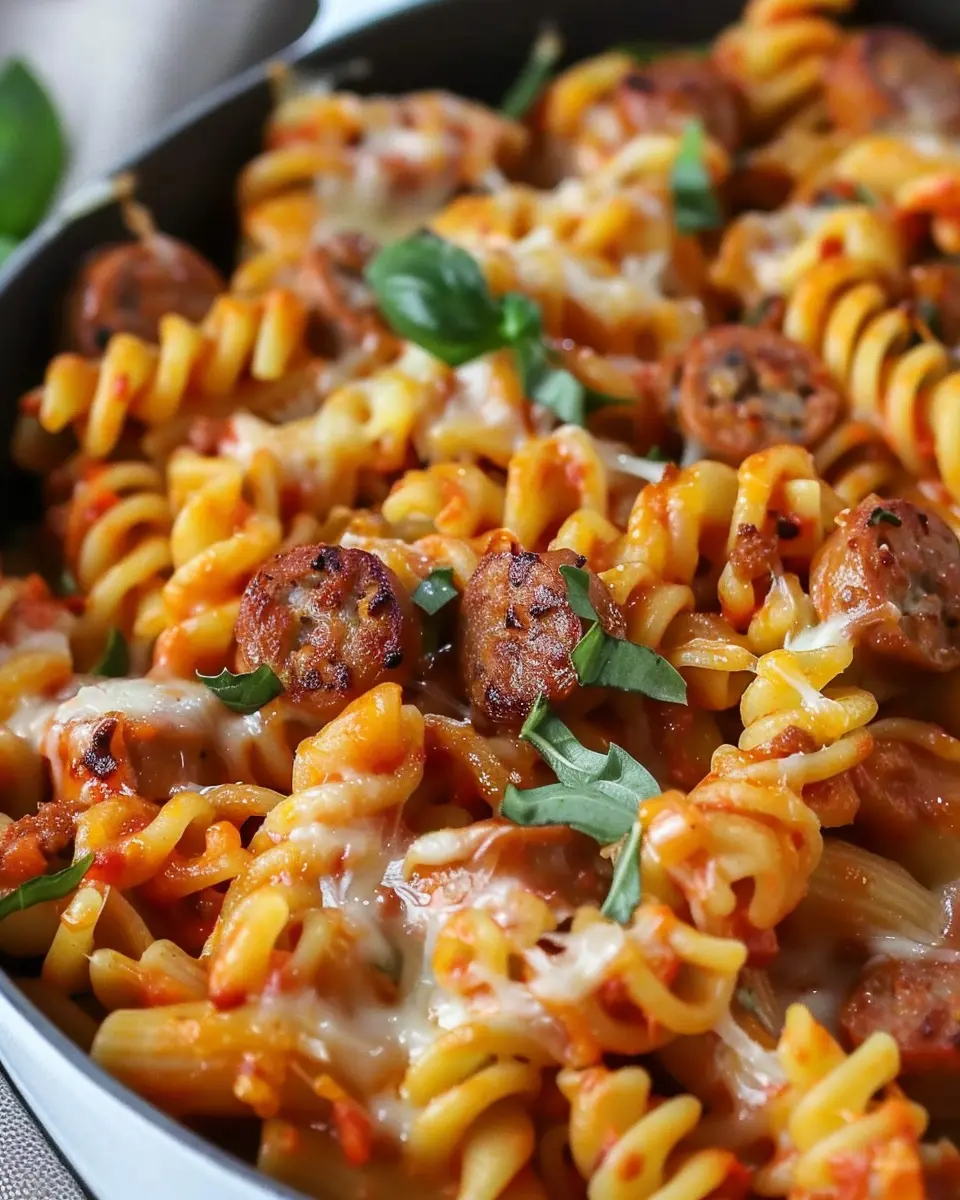 One Pot Cheesy Sausage Pasta: Quick &amp; Delicious Weeknight Joy