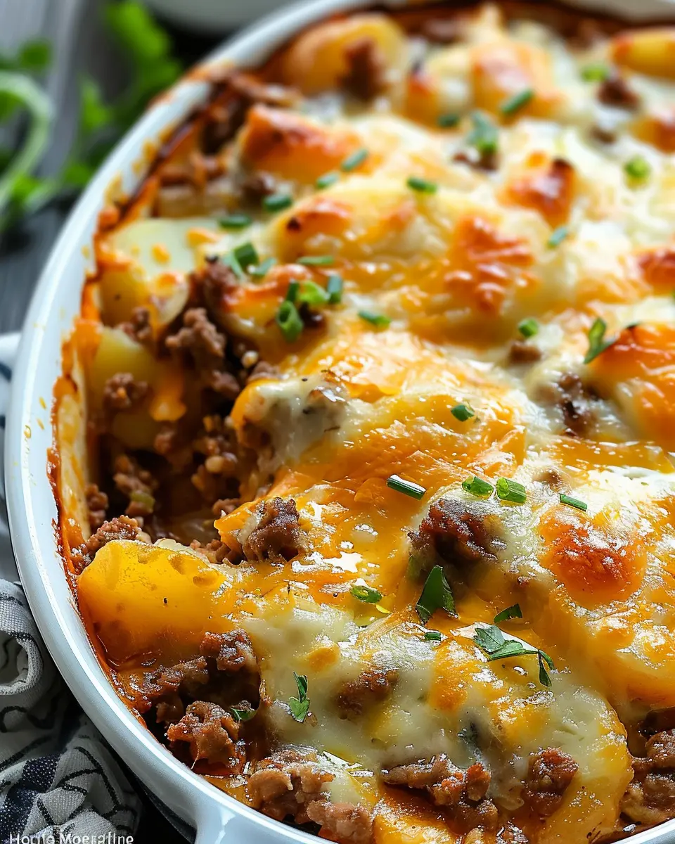 Hobo Casserole with Ground Beef & Potatoes: Easy Comfort Food