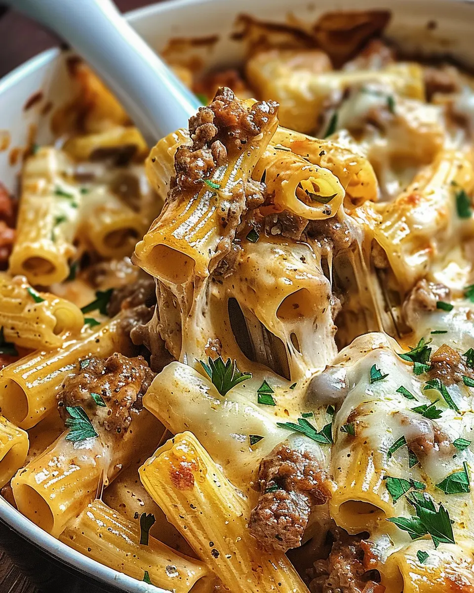 Creamy Parmesan Beef Rigatoni: A Cozy Comfort Food Delight