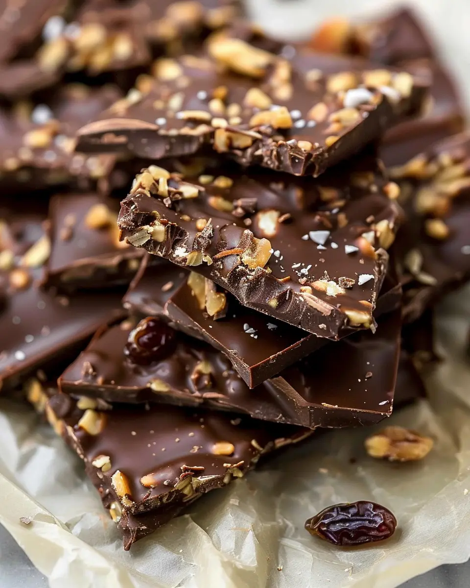 Viral Chocolate Date Bark: Easy 4-Ingredient Indulgence