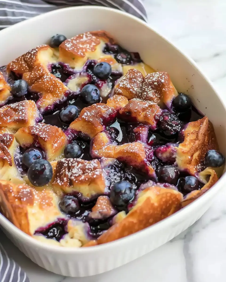 Overnight Blueberry French Toast Casserole: Easy Indulgence for All