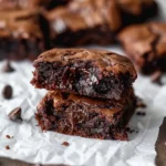 The BEST Fudgy Chewy Brookies