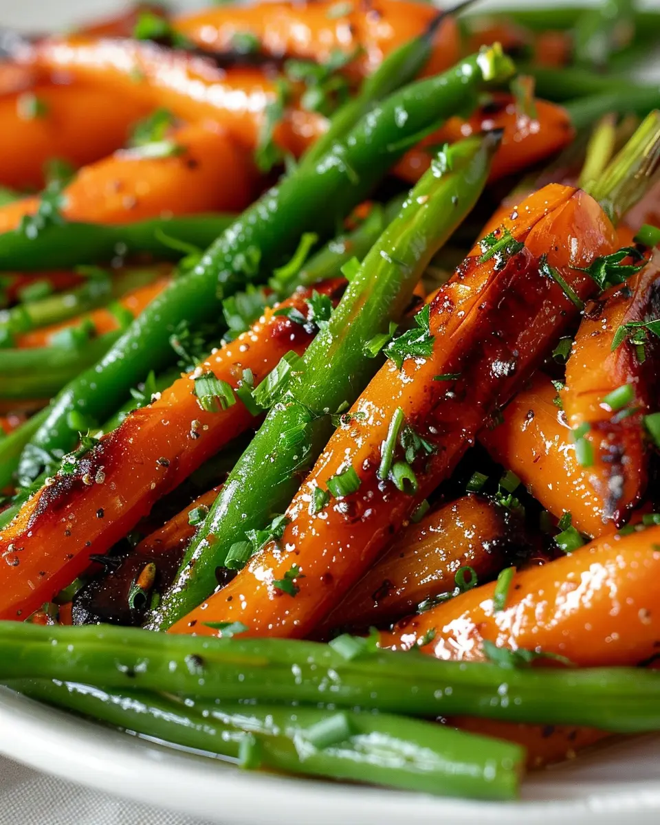 Honey Glazed Carrots &amp; Green Beans: A Deliciously Easy Side Dish