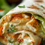 Quick Cheesy Chicken Wrap