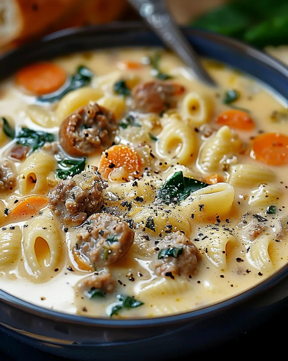 Creamy Parmesan Italian Sausage Ditalini Soup Recipe You’ll Love