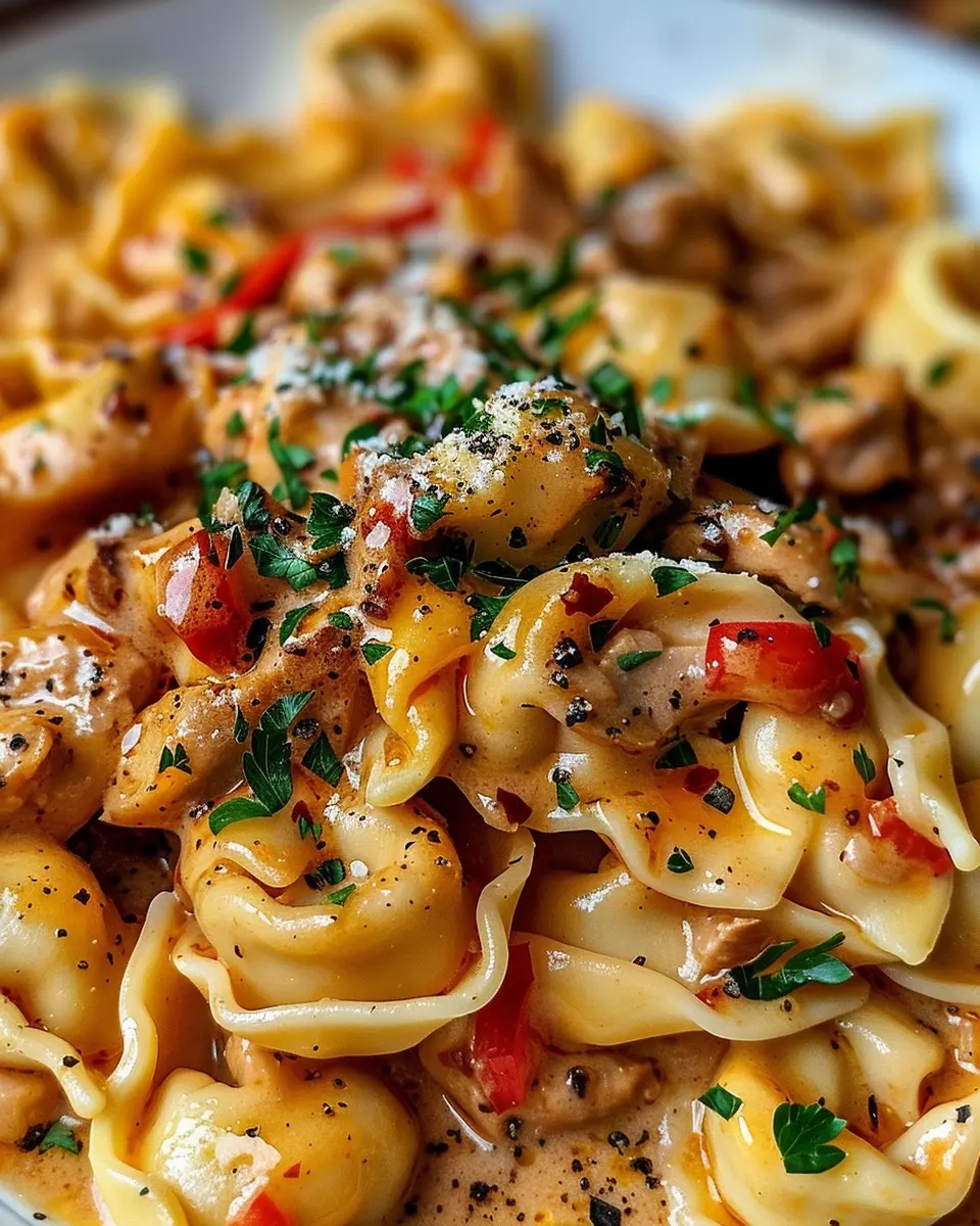 Cowboy Butter Garlic Chicken Tortellini: A Juicy Delight