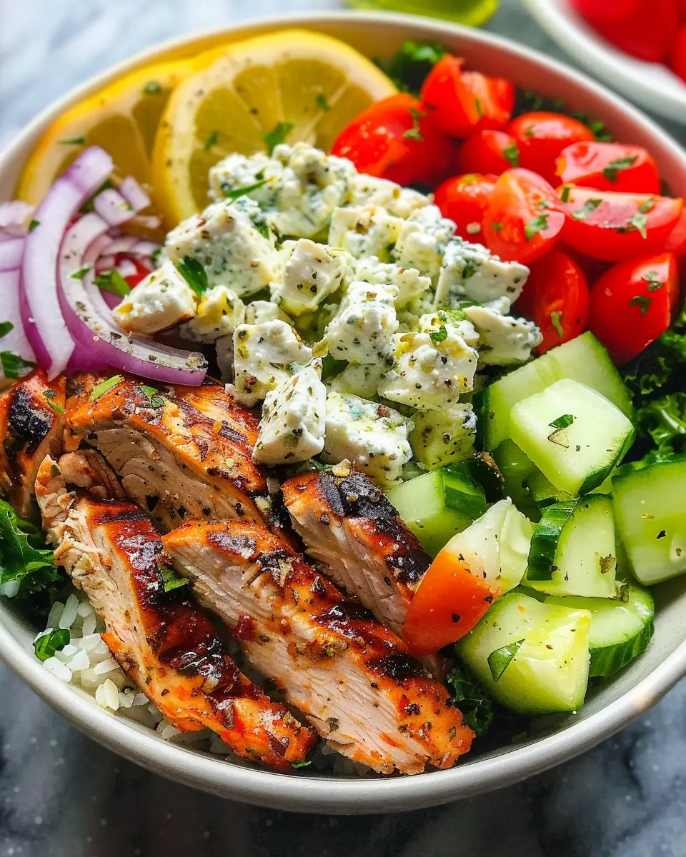 Greek Chicken Bowls: Easy and Healthy Meal Prep for Food Lovers