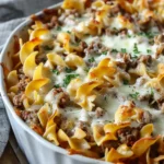 Sour Cream Beef Noodle Casserole
